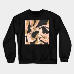 Pink and black marbling 100 Crewneck Sweatshirt